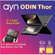 AYN Odin Thor pro 12+256 6" 3.92" Dual OLED Qualcomm Snapdragon 8 Gen 2 Adreno 740 LPDDR5x Ram USF