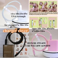 Android charger protective case Compatible For Xiaomi 14 67W MDY-15-ET 33W MDY-16-EF charger cover c