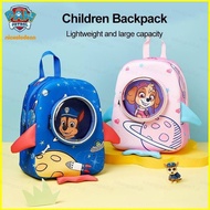 INS PAW Patrol Chase Skye Backpack for Student Large Capacity Lightweight Printed Multipurpose Children Cartoon Bags Fa