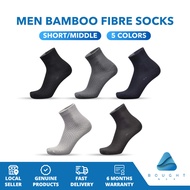 Men Bamboo Fibre Socks – Odorless, Breathable, Soft & Sweat-Resistant Everyday Wear