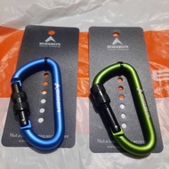CARABINER EIGER 8 MM D CARAB WSCREW LOCK ART. 2183