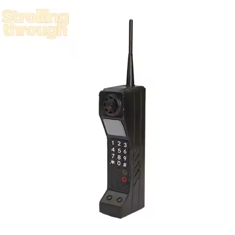 Retro Nostalgic Simulation Big Brother Mobile Phone Model Ornament Old-fashioned Studio Shooting Chi