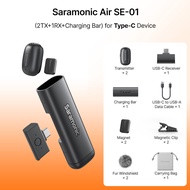 Saramonic Air SE ไมค์ลอยไร้สาย ติดเสื้อ ไมโครโฟนแบบมือถือ ไมค์ตัดเสียงรบกวน AI ไมค์ลอยไร้สายแท้ สำหร