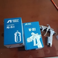 ANEST IWATA SPRAY GUN W101. ORIGINAL 100 % JAPAN