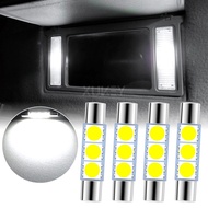 4pcs 28mm 29mm LED Light Bulbs Car Interior Mirror Lights Sun Visor Map Lighting Lamps Festoon LED D
