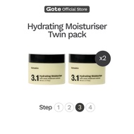 Goteskin Hydrating Moisturiser twin pack (50mlx2) - Lightweight Face Cream | Krim Muka Glowing | Val