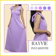 ✢ ♨ ◆ Civil Wedding Dress Ninang Dress Formal Dress Taytay Supplier Rayvie Balloon Cut Bridesmaid D
