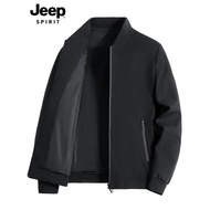JEEP SPIRIT吉普棒球服外套男士春秋季2025新款飛行員衣服夾克男