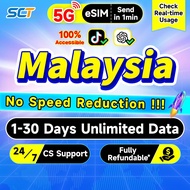 eSIM Malaysia 5G 1-30 Days Daily 500MB-Unlimited Data eSIM Malaysia eSIM Card Maxis Celcom Digi