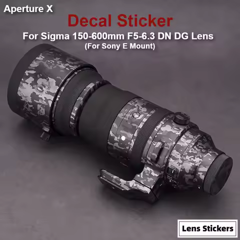 For Sigma 150-600mm F5-6.3 DN DG OS Sports Lens Decal Skin Vinyl Wrap Film Camera Lens Protective St