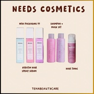 NEEDS KERATIN HAIR SPRAY SERUM AND SHAMPOO SET
