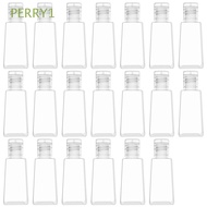 PERRY1 10pcs Trapezoidal Transparent Empty Hand Sanitizer Bottles Cosmetic Travel Flip Cap Bottle Spray Bottle Plastic 30ml Refillable Bottles