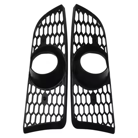 HIGH-2x Car Front Grille Grill Lower Bumper Fog Light Cover Trim For-BMW E90 E91 E92 E93 2004-2012 M