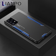 LIANPO For Samsung Galaxy A52 A53 5G Phone Case Luxury Aluminum Metal Matte Cover Shockproof Protect