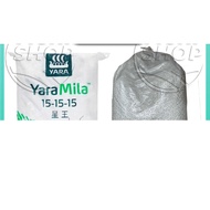 Agrishop YaraMila 15-15-15 (200gm) Baja YaraMila Compound Fertilizer Yara Baja Subur