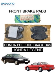 Honda Prelude (BA4 & BA5) - Legend Front Brake Pads - AKEBONO - A-513WK
