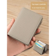 beg dompet beg dompet lelaki Business High-End Business Card Holder Genuine Leather Card Holder Men 