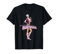 Marvel Gwenpool Classic Pinup Stance Logo Graphic T-Shirt