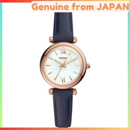 "Fossil Carlile Mini ES4502 Women's Regular Import Blue Watch"