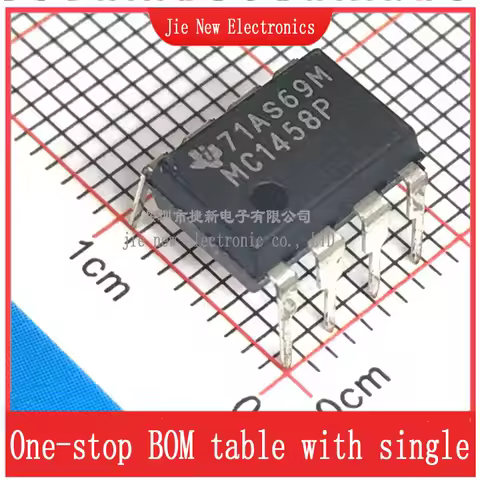 5PCS MC1458P PDIP-8 Integrated circuit new original spot supply
