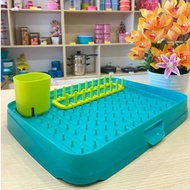 Tupperware Dish Caddy SIZE: L45.7 W 36.5 H 13.1CM Detachable cutlery holder and plate holder Drain a