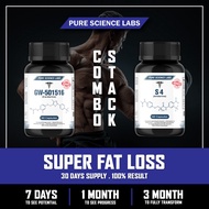 SARMs PureScienceLabs GW501516 + S4 (Candarine+Andarine), COMBO SARMs, Free Shipping+Free Ebook+Free