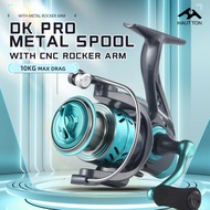 Fishing Reel DKPro 1000-7000 Ambidextrous Spinning Fishing Reel For Saltwater Freshwater Metal Spool