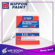 NIPPON PAINT 9ft x 12ft Plastic Canvas 003 Premium Dropsheet With Anti Skid/Paint Plastic Cover/PE S