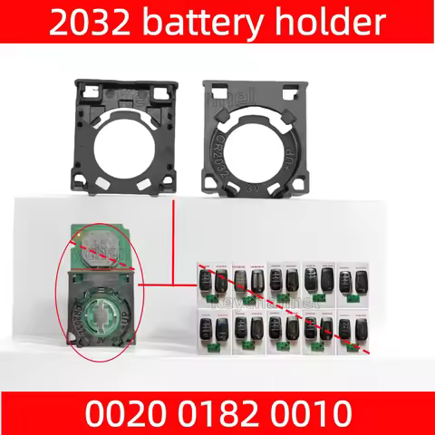 2PCS 2032 Battery Holder Car Smart Key PCB Holder Suitable for Toyota Subaru Lexus 0020 0182 0010 79