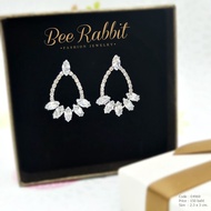 Different Chandeliers Water Drop Frame Cz Diamond Rice Grain Shape-E4969