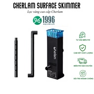 Cherlam 3W Scum Filter For Aquarium, Super Quiet - Compact, Sophisticated, Beautiful Design, Integrated Rain Set