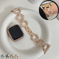 Luxury Diamond Watch Band Bracelet + Case Compatible with Apple Watch Series Ultra 8 7 6 5 4 3 For iWatch 49mm 41mm 45mm 38/40/42/44mm