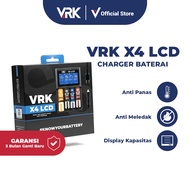 18650 BATTERY CHARGER 18650 BATTERY CHARGER VRK X4 LCD 4 SLOT BATTERY VRK X4 VRK BATTERY CHARGER