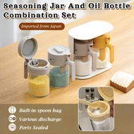 Seasoning Jar Combo Set Oil Bottle Oil Jug Kitchen Seasoning Jar Oil Jug Set