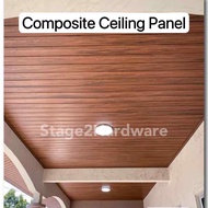 6Ft Composite Ceiling Wall Panel Home Ceiling/Wall 10cm x 11mm  (Ready Stock) / Plaster Ceiling / Si