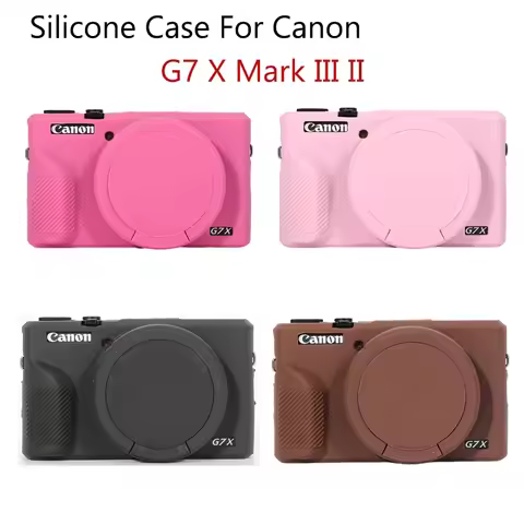 Camera Soft Silicone Case For Canon G7X Mark III Mark ll Body Rubber Case Bag For G7XII G7X2 G7XIII 