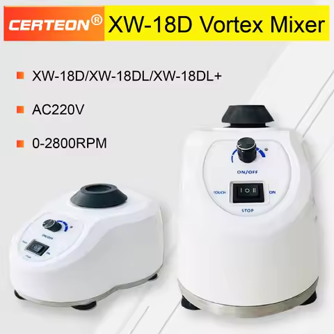XW-18D Lab Vortex Mixer 2800rpm Mini Multi-Tube Test Tube Shaker Portable Variable Speed Oscillator