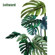 Stiker Dinding Motif Monstera Daun Hijau Wall Sticker Dekorasi Dinding Ruang Tamu Rumah Ukuran 30x90