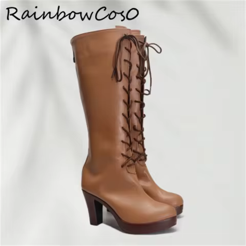 Catarina Claes Bakarina My Next Life as a Villainess: All Routes Lead to Doom Cosplay Shoes Boots Ga