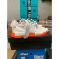 Hot Sale Ready Stock AD NMD _R1 boost White orange Men's and women's shoes