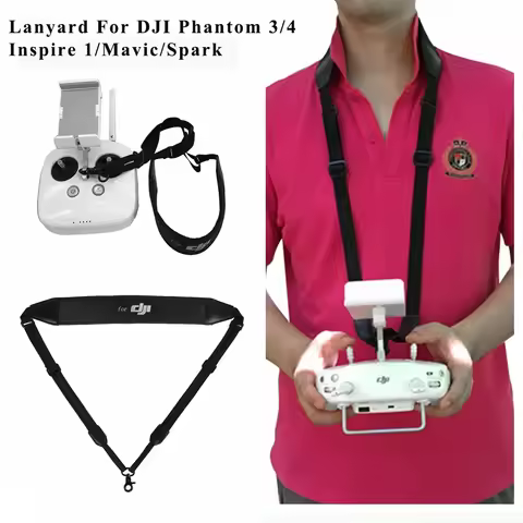 For DJI Avata 2 Drone Lanyard Neck Strap Buckle Rope For DJI FPV/Phantom 3 4 Inspire Remote Control 