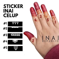 STIKER INAI CELUP/ Finger capping / Stiker inai kuku / inai pengantin