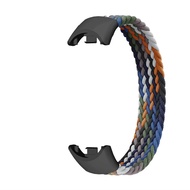 สายรัดแบบถักสำหรับ Xiaomi Mi Band 9 สายผู้หญิงผู้ชาย Xiaomi Smartwatch Band 8 ไนลอนยืดหยุ่นสำหรับ Mi