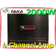 TAKA POWER AMPLIFIER 4CHANNEL 2000WATT