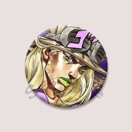 JoJos Bizarre Adventure Button Pins Higashikata Josuke Giorno Giovanna Badge Cartoon Cosplay Brooch 