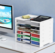 [HCM] - Kệ tài liệu 7 tầng FILE ORGANIZER WHITE - BestMartVN