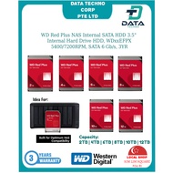 SG Local - WD Red Plus 3.5" Internal SATA Hard Drive HDD For NAS SYSTEMS - 2TB | 4TB | 6TB | 8TB | 1