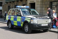 Corgi  英國警車劍橋 Range Rover police car  1/43 模型車成品