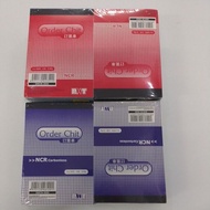 2ply / 3ply order chit carbonless with numbering 10 books pack bill book restaurant order chit