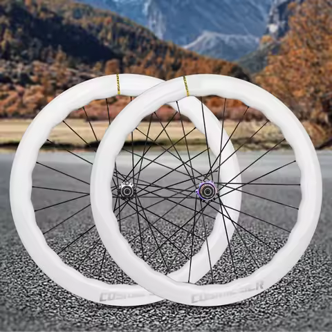 700c Carbon fiber Gravel Rujixu road disc brake wheelset carbon fiber tube HUB bicycle disc brake wh